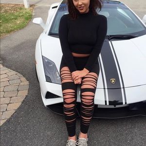 Black fashion nova leggings